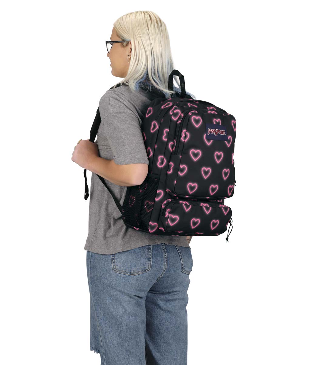 Jansport Doubleton Mochila para Laptop Escolar, Universitaria y de Trabajo