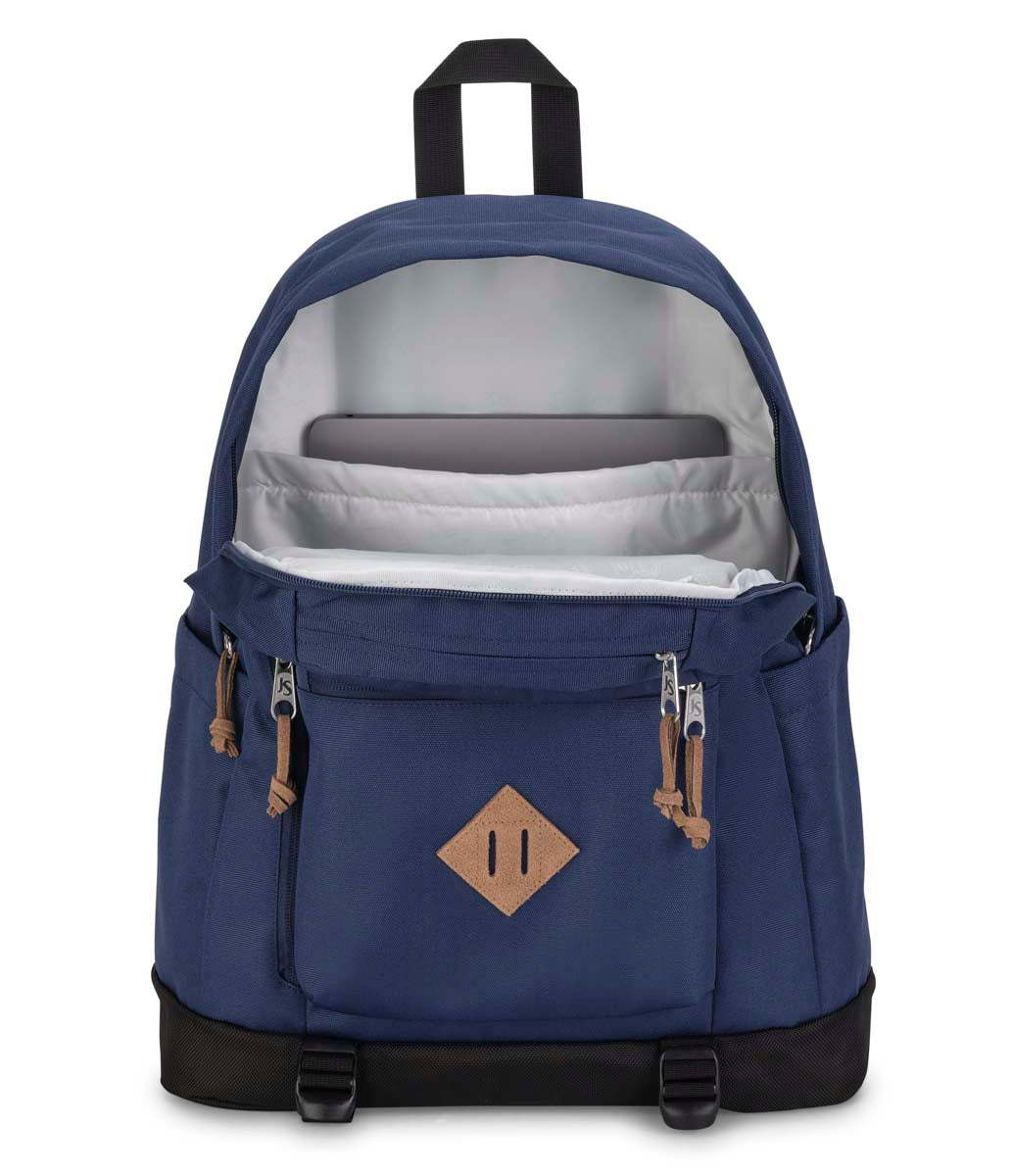 Jansport Lodo Pack Mochila para Laptop, Escolar y Universitaria, Unisex#color_navy