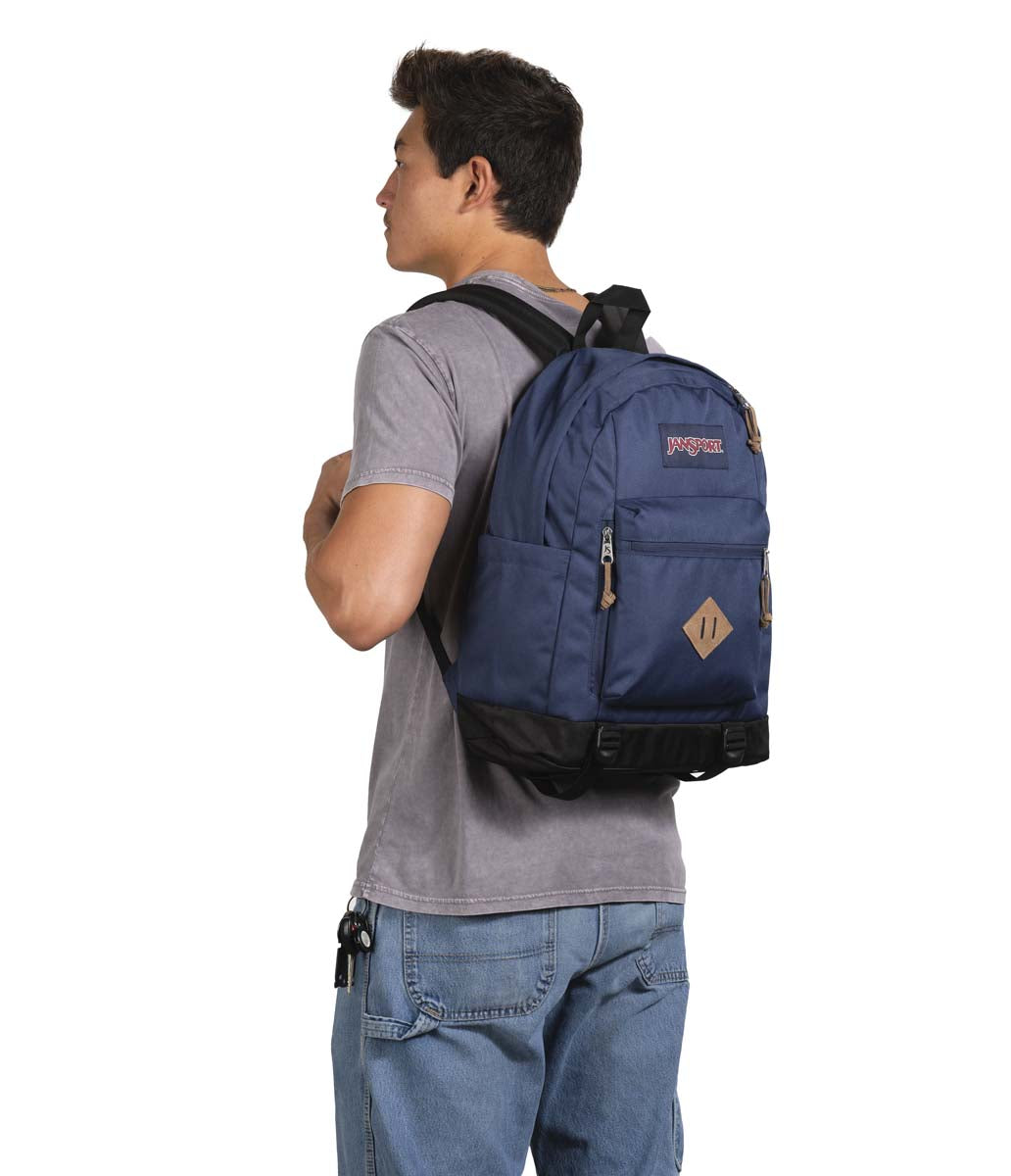 Jansport Lodo Pack Mochila para Laptop, Escolar y Universitaria, Unisex#color_navy