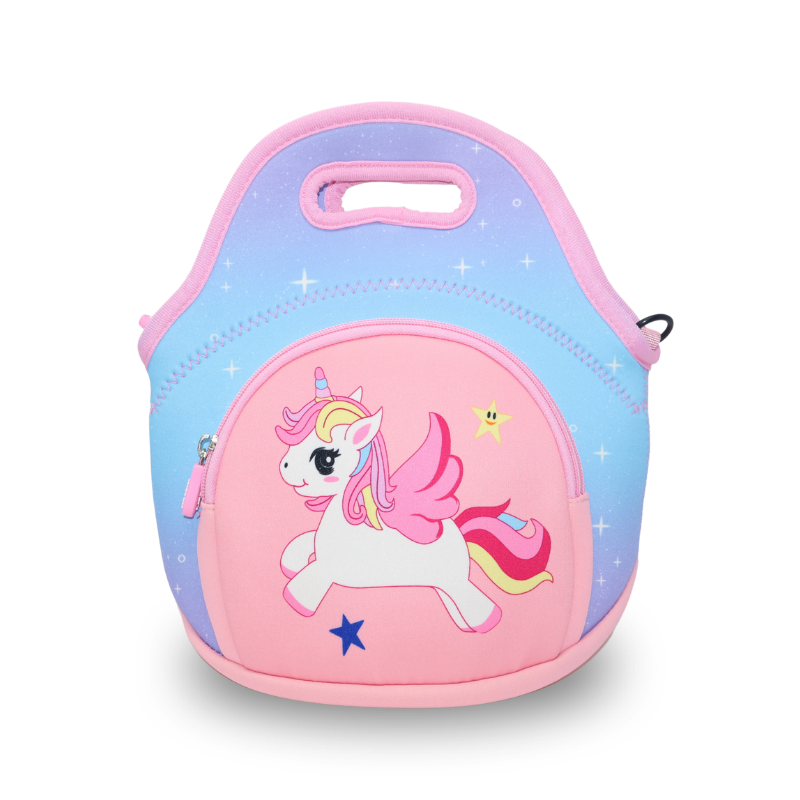 LUNCH BAG UNICORN LILA