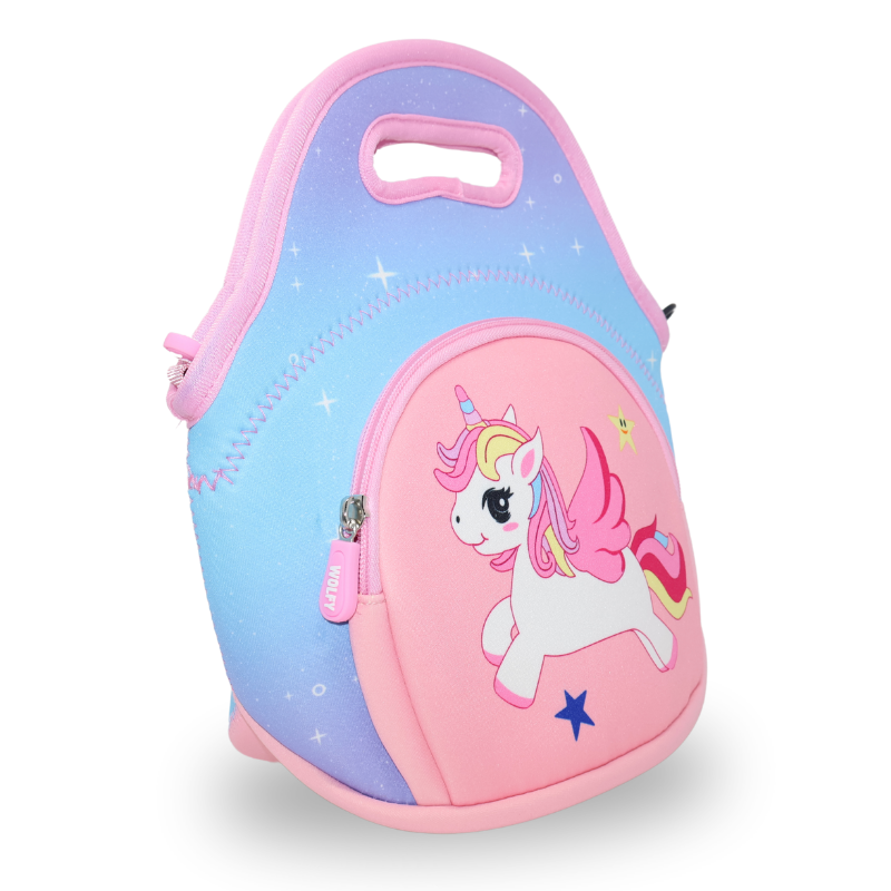 LUNCH BAG UNICORN LILA