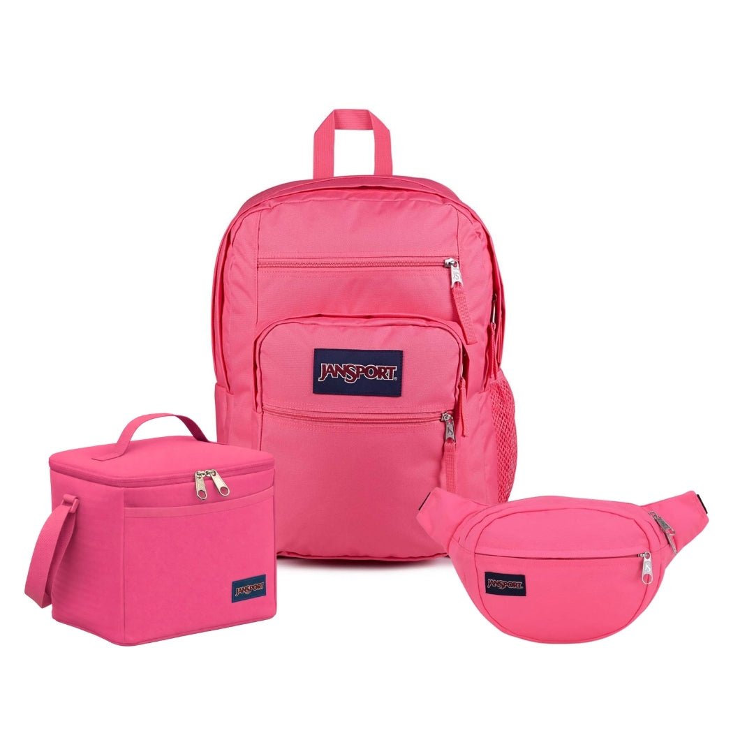 SETS - BIG STUDENT POSH PINK BUNDLE - Mochilas JanSport - JS0A47JK-JS0A85O3-JS00TAN1-EX2
