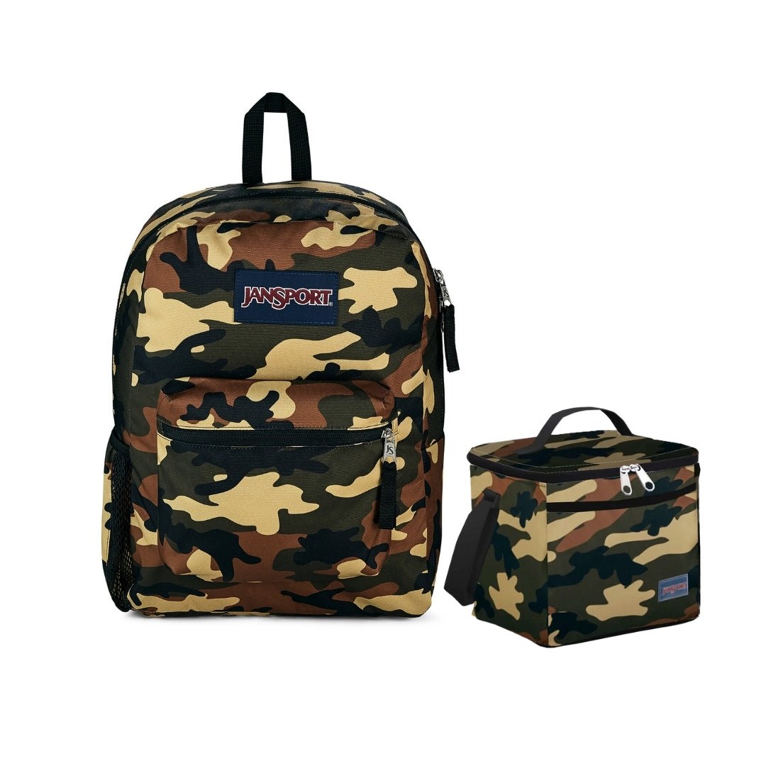 SETS - BUCKSHOT CAMO BUNDLE - Mochilas JanSport - JS0A47LW-JS0A85O3-JS0A85O6-JS00TAN1-7Z8