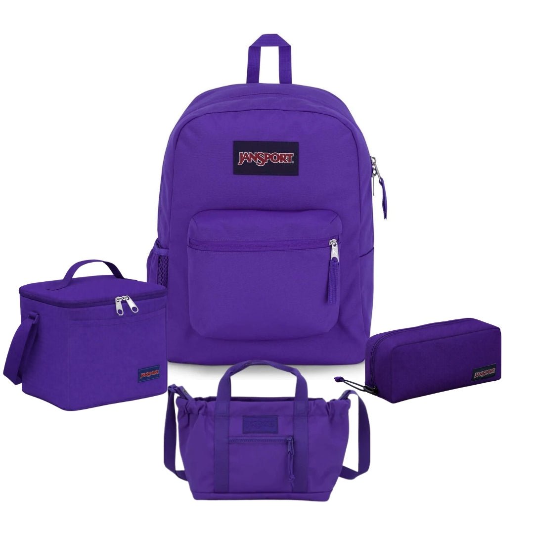 SETS - CROSS TOWN PARTY PLUM BUNDLE - Mochilas JanSport - JS0A47LW-JS0A85O2-JS0A85O3-JS0A85O6-GM6