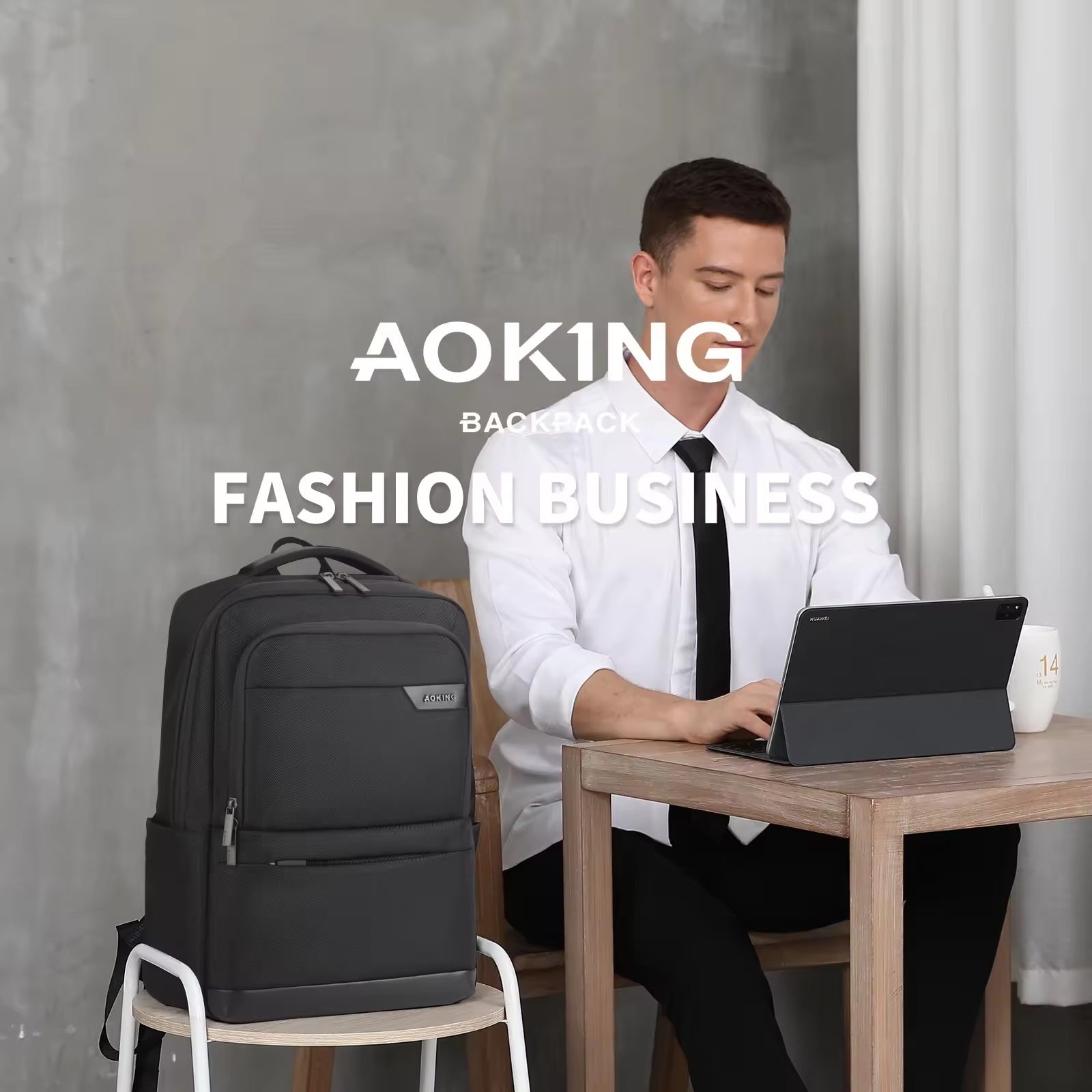 Aoking Corporate Mochila Ejecutiva de Trabajo o Universidad