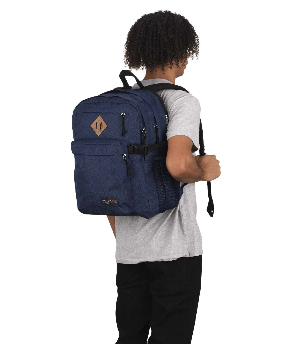 Jansport Main Campus Mochila para Laptop, Escolar, Universitaria y de Trabajo, Unisex#color_navy