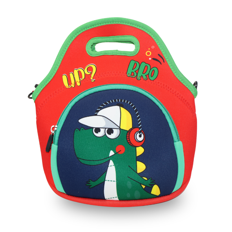 LUNCH BAG DINO RED