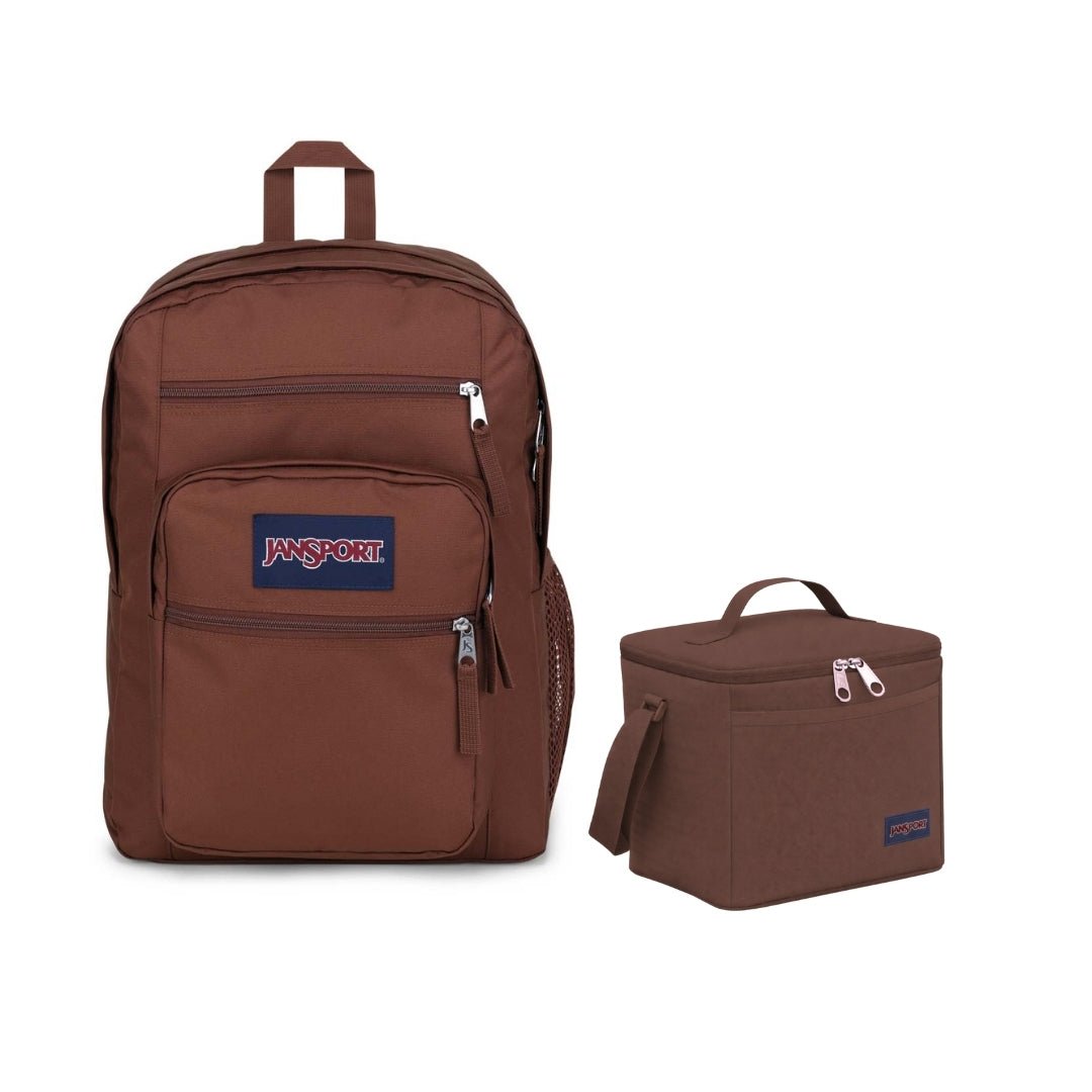 SETS - BIG STUDENT BASIC BROWN BUNDLE - Mochilas JanSport - JS0A47JK-JS0A85O3-JS0A85O6-GM5
