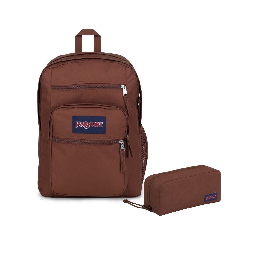 SETS - BIG STUDENT BASIC BROWN BUNDLE - Mochilas JanSport - JS0A47JK-JS0A85O3-JS0A85O6-GM6
