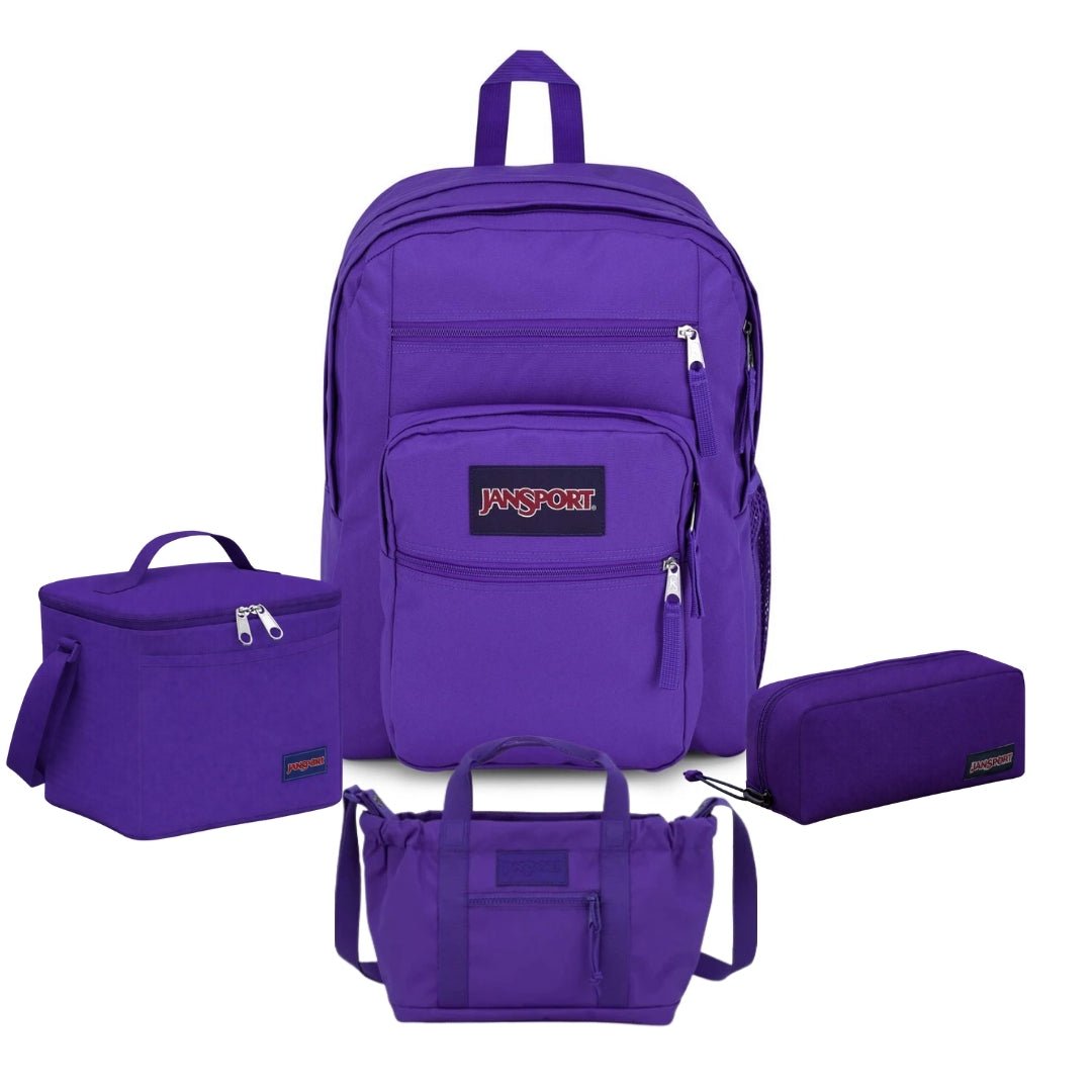 SETS - BIG STUDENT PARTY PLUM BUNDLE - Mochilas JanSport - JS0A47JK-JS0A85O2-JS0A85O3-JS0A85O6-GM6