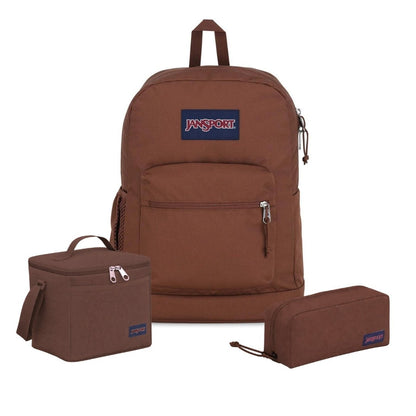 SETS - CROSS TOWN PLUS BASIC BROWN BUNDLE - Mochilas JanSport - JS0A7ZNZ-JS0A85O3-JS0A85O6-GM4