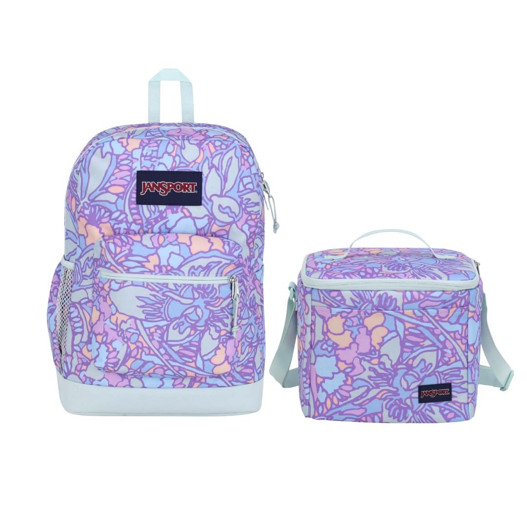 SETS - FLUID FLORAL PASTEL LILAC BUNDLE - Mochilas JanSport - JS0A7ZNZ-JS0A85O3-GW0