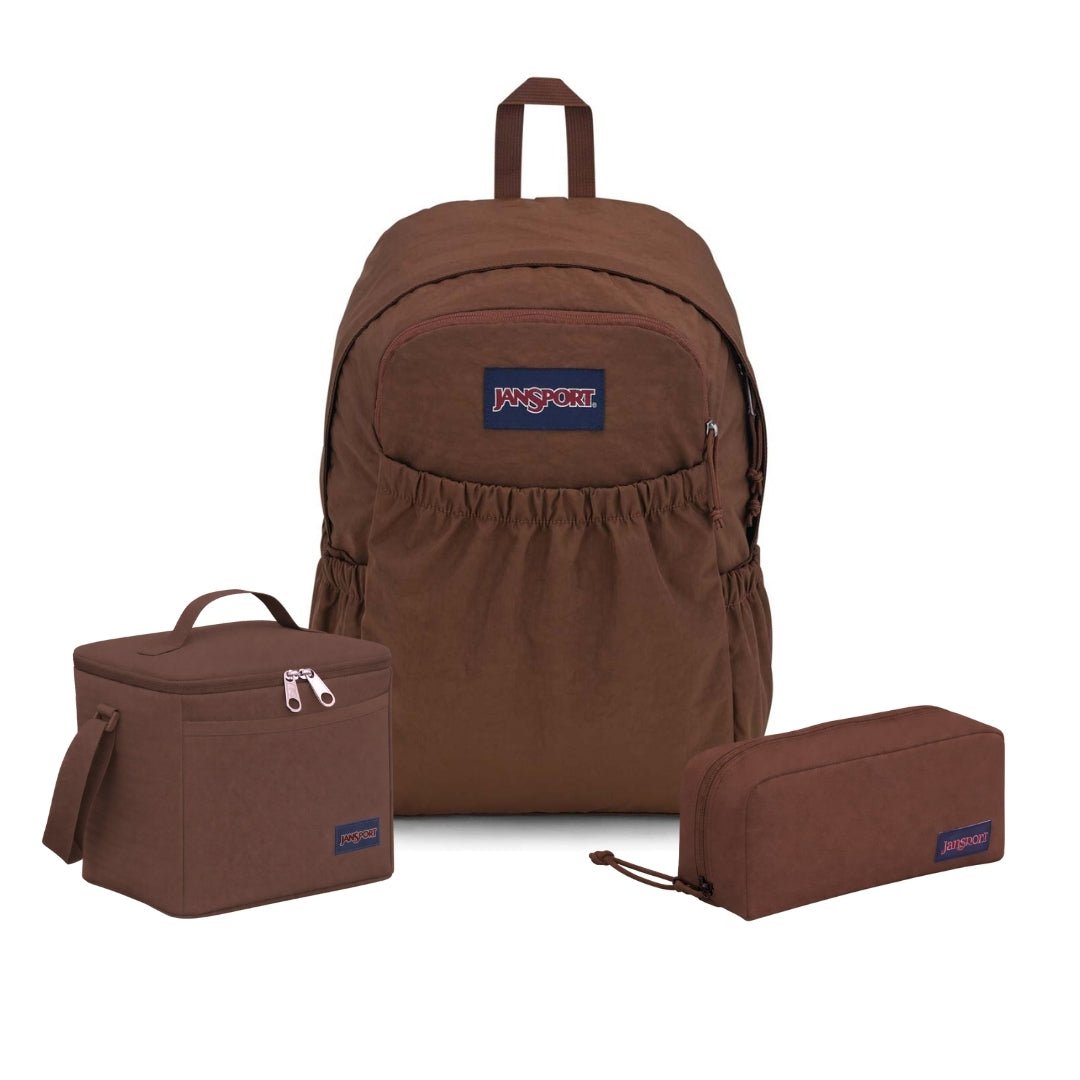SETS - SLOUCH PACK BASIC BROWN BUNDLE - Mochilas JanSport - 