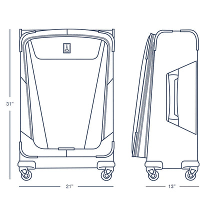 Travelpro Maxlite 5 Grande Maleta de Viaje para Check-in Blanda