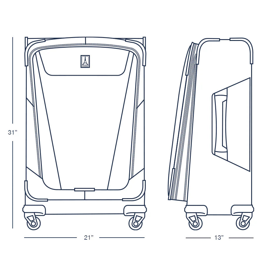 Travelpro Maxlite 5 Grande Maleta de Viaje para Check-in Blanda